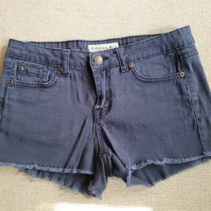 Cielo black cutoff shorts junior size medium